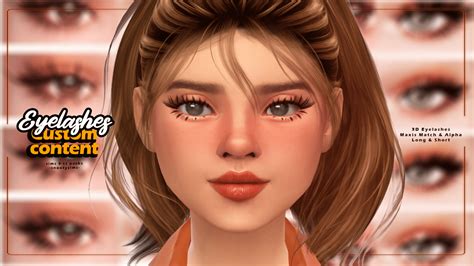 35 Eyelashes Cc For An Attractive Look In The Sims 4 — Snootysims