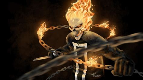 Ghost Rider Superheroes Artist Artwork Digital Art Hd 4k Artist
