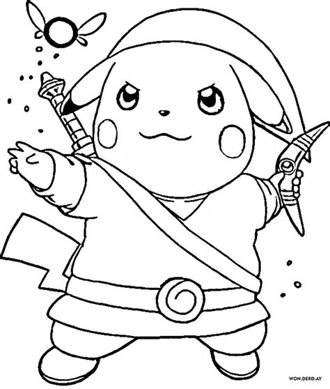 Pikachu coloring pages zombie pikachu drawing drawing. Pikachu Coloring Pages. Print for free in A4 format