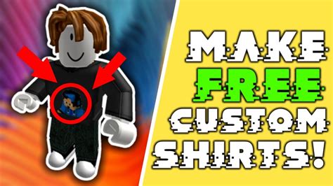 How To Create Custom T Shirts In Roblox For Free Youtube