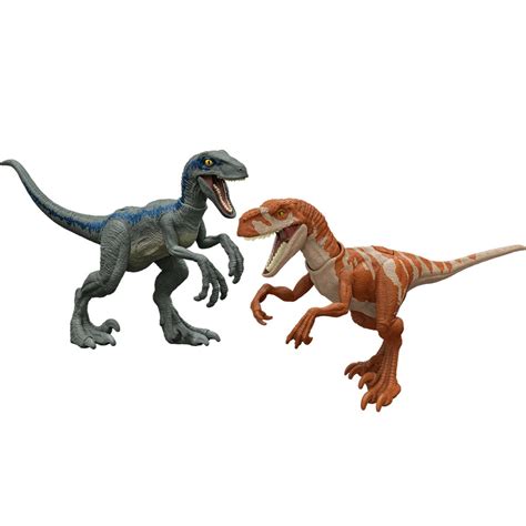 Jurassic World Dominion Velociraptor Blue Atrociraptor Action Figure 2 Pack Battle Pack