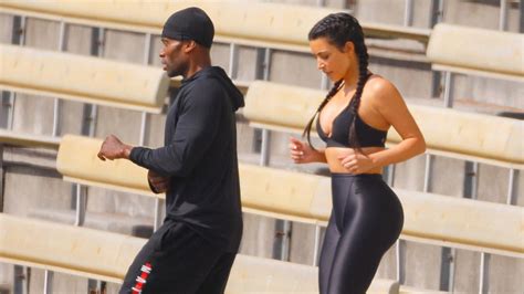 Kim Kardashian Sweats Her Way Through Intense Workout In Skin Tight