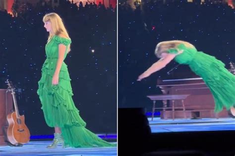 Taylor Swift Surprises Concertgoers By Diving From Stage During Eras