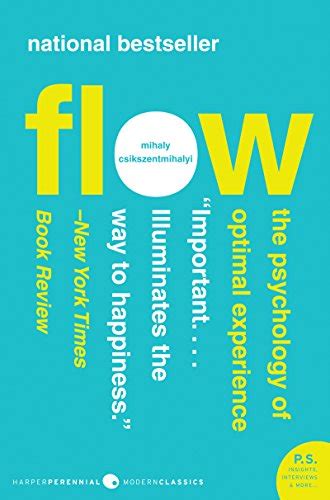 Flow The Psychology Of Optimal Experience Harper Perennial Modern