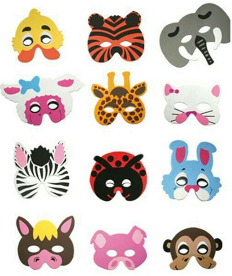 Antifaces Animales Disfrases Máscara Para Crianças Roupa Carnaval