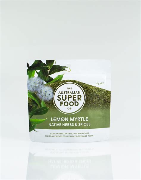 The Australian Superfood Co Dried Ground Lemon Myrtle 20g Essential