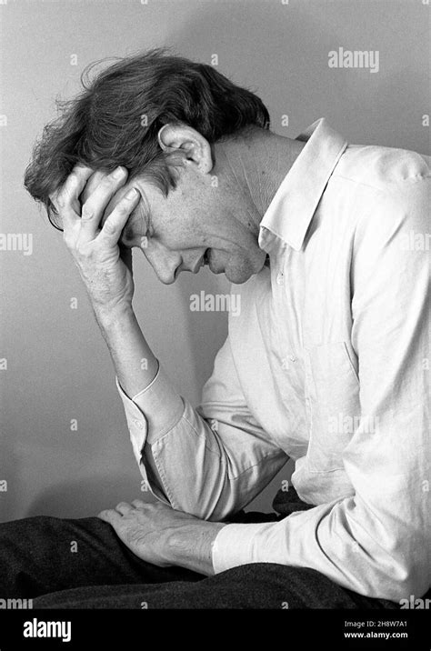 Depressed Man Posed By Model Uk Stock Photo Alamy