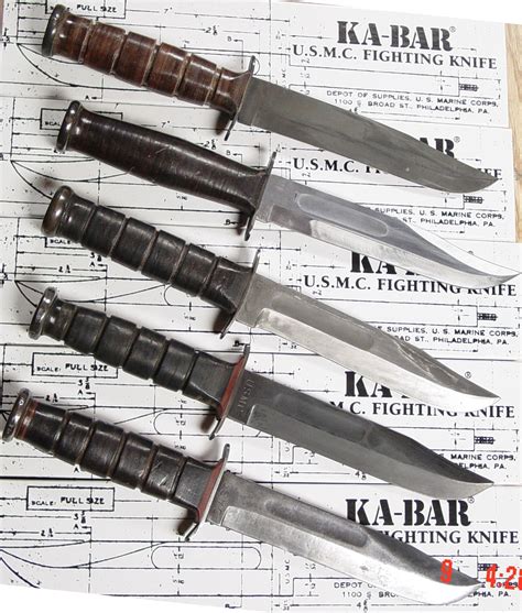 These Ka Bars Have Seen Some Miles Wwii Models From The Company