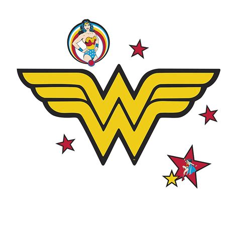 Wonder woman symbol dc comics junior camisole and panty set. Wonder Woman Symbol Giant Wall Decal