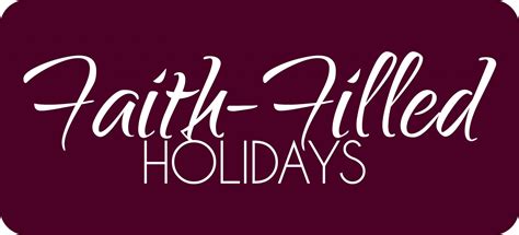 Faith Filled Holidays Valley Grove Baptist Church