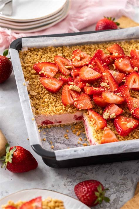 Frozen Strawberry Dessert A Refreshing Recipe For Strawberry Lovers