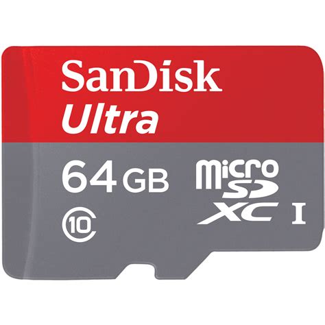 Sandisk 64gb Ultra Uhs I Microsdxc Memory Sdsqunc 064g An6ia Bandh