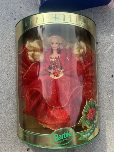 Mattel Happy Holidays Barbie 1993 Special Edition 10824 Vintage Nrfb 2200 Picclick
