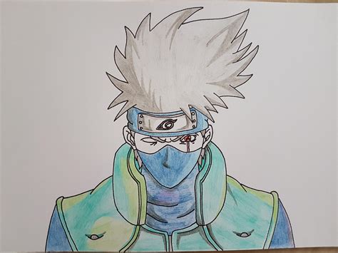 My First Ever Kakashi Sketch What Do You Think Naruto