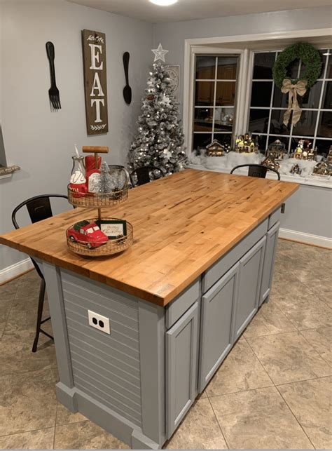 Diy Farmhouse Style Kitchen Island If I Can Do It You Can Do It