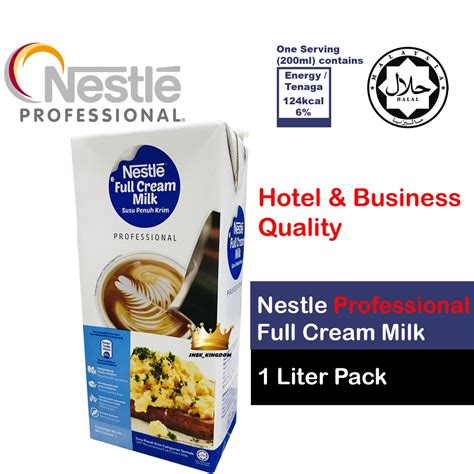 It helps your baby to be enriched with essential nutrients that aid in the overall full cream cow's milk powder, emulsifier ( soya lecithin), vitamins and minerals. NESTLE Full Cream Milk Professional Pack - 1L Susu Penuh ...