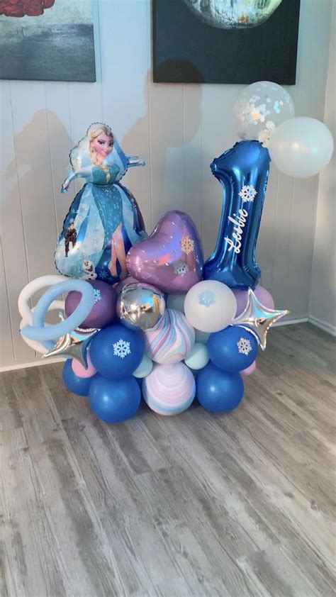 Frozen Video Frozen Balloon Decorations Birthday Balloon