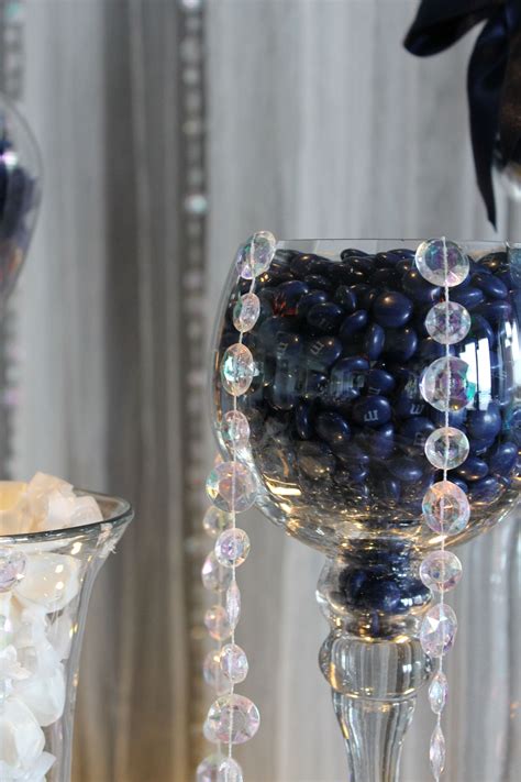 By Tasty Tables Navy Blue Candy Buffet Bling Candy Buffet Candy