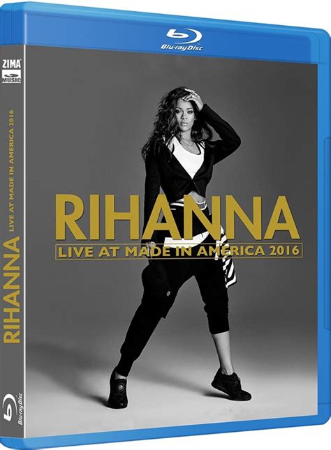 rihanna live at made in america 2016 [blu ray] купить музыкальный диск на blu ray по лучшей