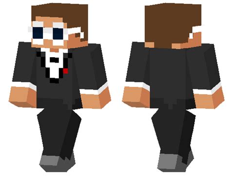 Tuxedo Steve With Clout Goggles Minecraft Pe Skins