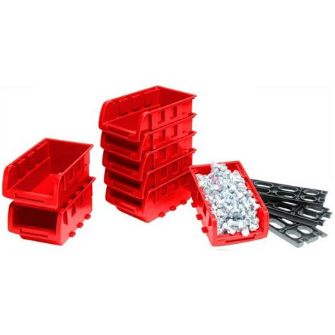 Performance Tool 76 In Small Stackable Bin Trays 8 Piece W5197