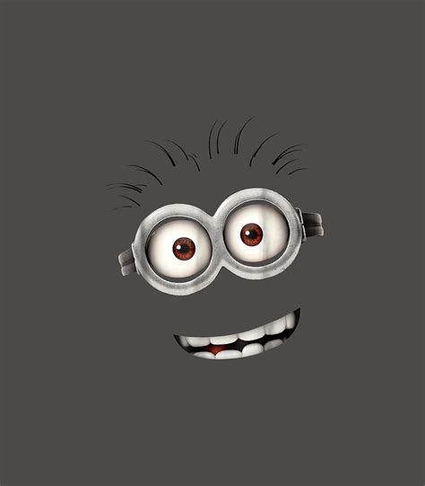 Despicable Me Minions Bob Smiling Face Graphic Chr Digital Art By Ioriu
