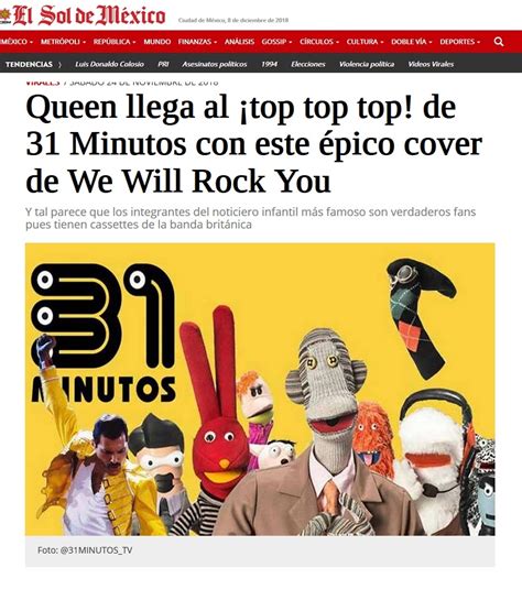 Queen En México Queen Llega Al ¡top Top Top De 31 Minutos Con Este
