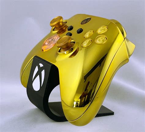 Custom Controller Microsoft Xbox Series Sx All Gold Etsy