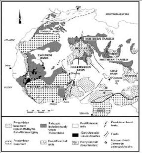 General Geology Of West Africa Download Scientific Diagram