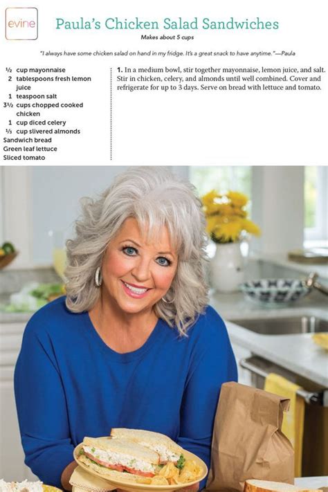 Paula deen's amazing chicken casserole | 100k recipes. Paula Deen's Chicken Salad Sandwiches | Paula deen recipes ...
