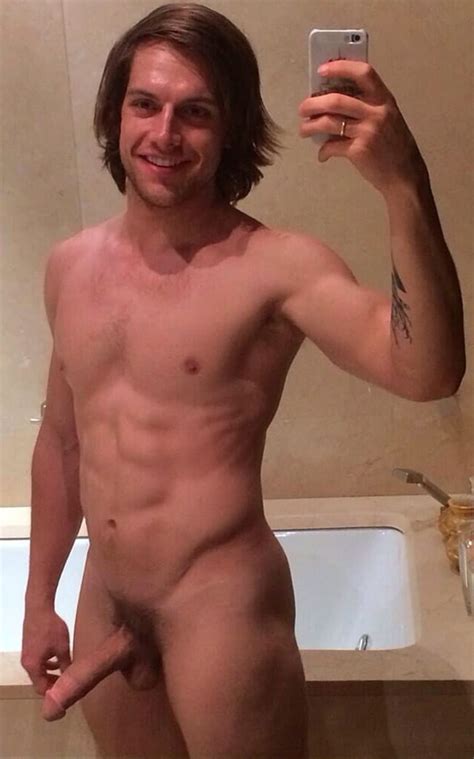 Long Hair And A Firm Erect Penis For Us Nude Men With Boners