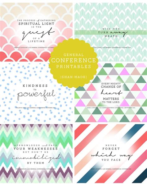 General Conference Printables ~ Shan Made