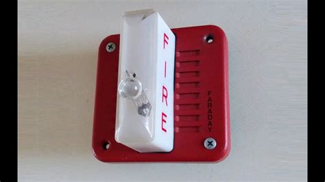 Fire Alarm Test Faraday 5337 W Hornstrobe All Tones Youtube