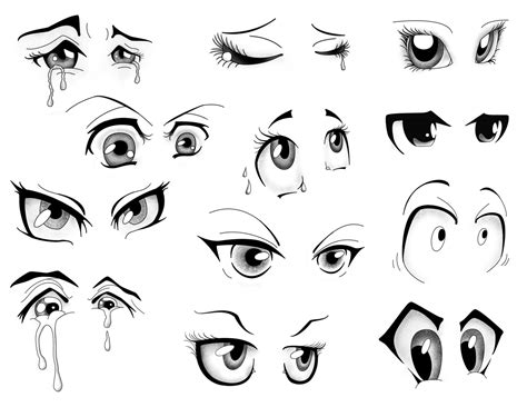 Cartoon Eyes Mix And Match To Create Your Own Cartoons Manga Eyes