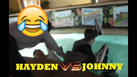 Hayden Summerall And Johnny Orlando Fighting In Front Of