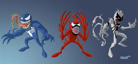 Lil Symbiotes By Chadfuller On Deviantart Spiderman