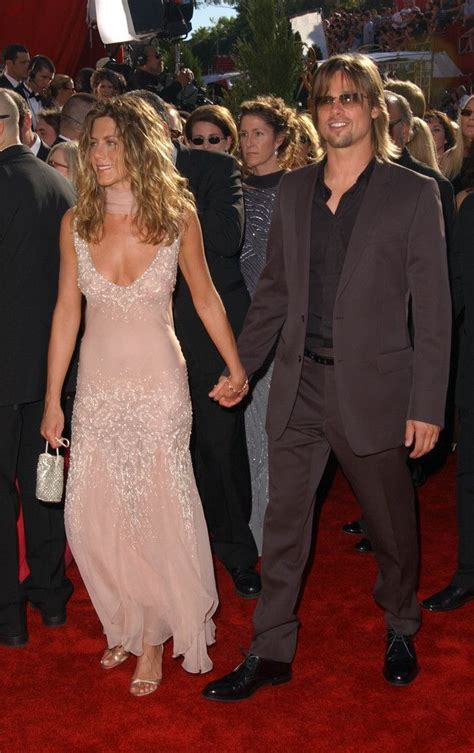 Brad and jen sure were sticklers for privacy! Jennifer Aniston and Brad Pitt Photos Photos: The 54th ...