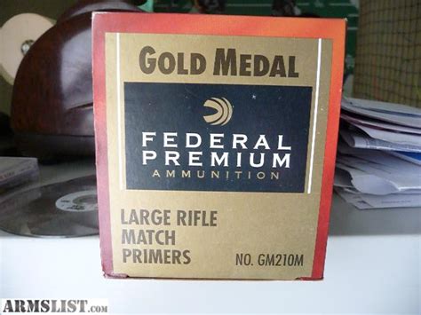 Armslist For Sale Federal Gold Medal Large Rifle Match Primers 1000ct