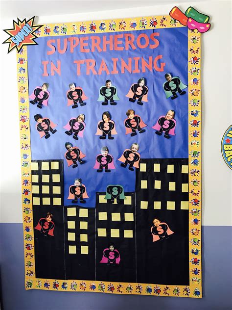 Superhero Cutouts For Bulletin Boards