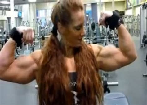 Pin On Worlds Biggest Female Bodybuilder Biceps