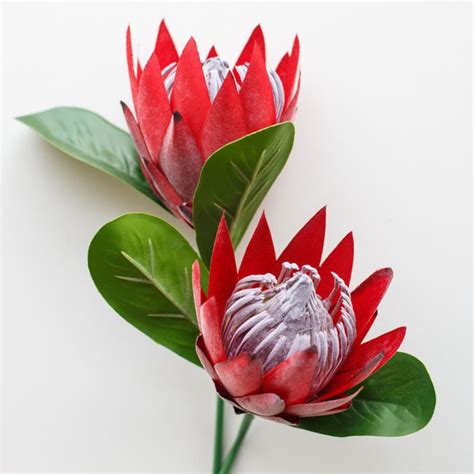 Artificial flowers,protea cynaroides,silk flowers,fake flower,faux flower,wedding home restaurant hotel decoration dreamflowerstudio 4 out of 5 stars (203) $ 12.99. Artificial Fake Faux Silk Flower White Large Queen Native ...