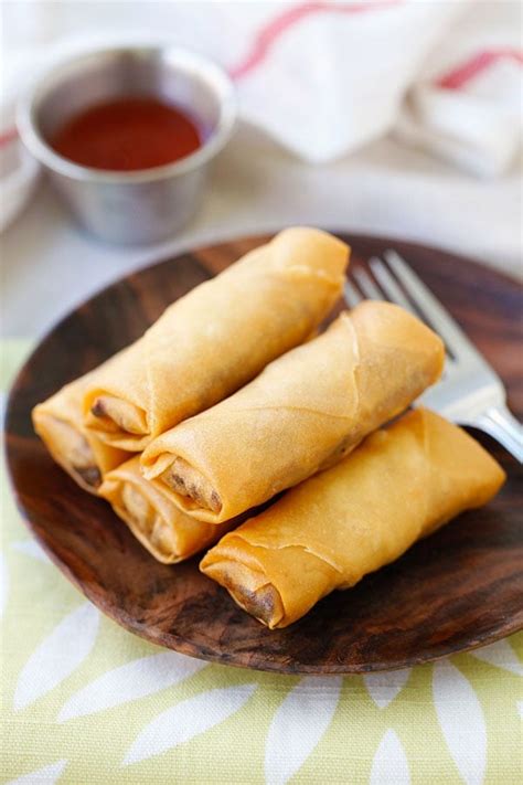 Spring rolls are a large variety of filled, rolled appetizers or dim sum found in east asian, southeast asian cuisine. Fried Spring Rolls (Super Crispy Recipe) - Rasa Malaysia