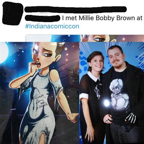 Guy Gets Girl Who Plays Eleven On Stranger Things To Sign His Perverted Picture Of Eleven