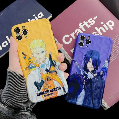 Naruto Uzumaki Sasuke Uchiha Phone Case Animecases 1 Best Anime Cases