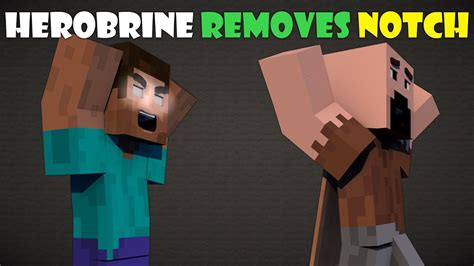 If Herobrine Removed Notch Minecraft Youtube