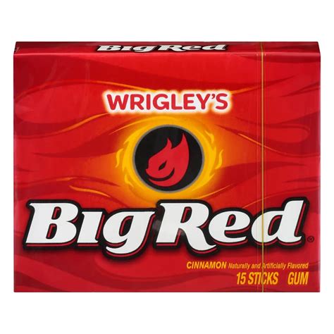 Wrigleys Big Red Cinnamon Gum Slim Pack Shop Snacks And Candy At H E B