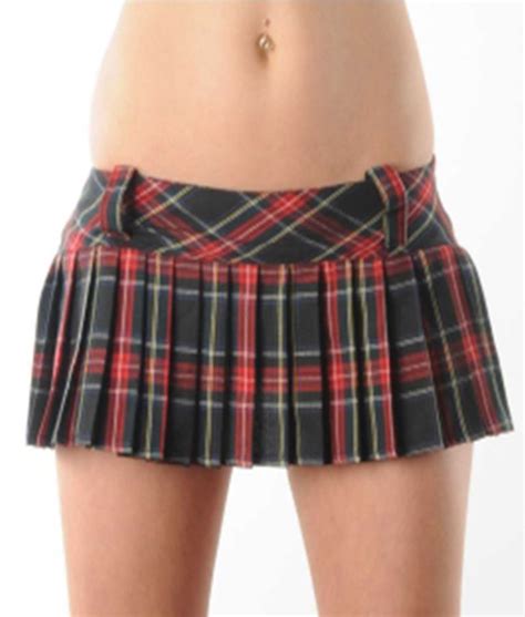 womens sexy 9 12 inch full pleated micro mini hipster tartan skirts short kilt ebay