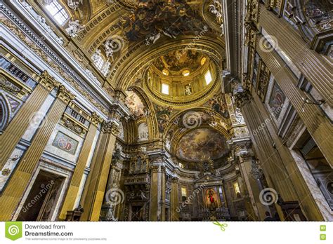 Church Of The Gesu Rome Italy Editorial Stock Photo Image Of