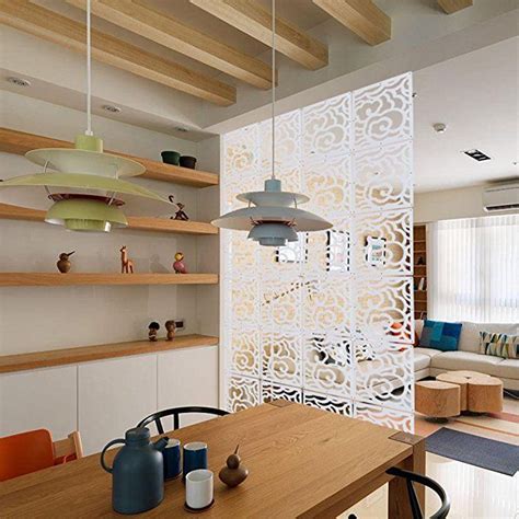 Kernorv Diy Room Divider Partition Made Of Wood Plastic 12 Pcs Hanging