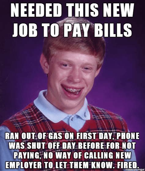 I Needed A Job To Pay My Bills I Was Too Late Radviceanimals